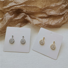 Load image into Gallery viewer, Diamante Round Earrings