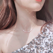 Load image into Gallery viewer, Smile Chain Silver Plated Necklace