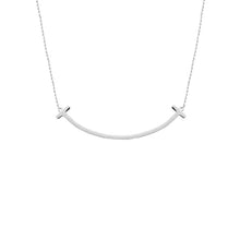 Load image into Gallery viewer, Smile Chain Silver Plated Necklace