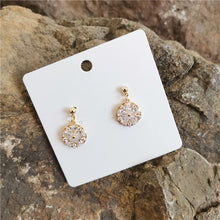 Load image into Gallery viewer, Diamante Round Earrings