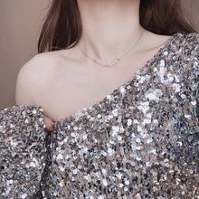 Load image into Gallery viewer, Smile Chain Silver Plated Necklace