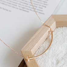 Load image into Gallery viewer, Smile Chain Silver Plated Necklace