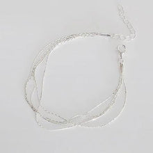 Load image into Gallery viewer, 5 Layer Gold Plated Silver Chain Bracelet