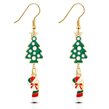Load image into Gallery viewer, Christmas Party Pearl Zircon Drop Earrings - Multi Choices