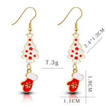 Load image into Gallery viewer, Christmas Party Pearl Zircon Drop Earrings - Multi Choices