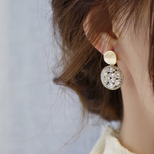 Load image into Gallery viewer, Luxury 14K Gold Plated Zircon Diamante Round Chic Drop Earrings