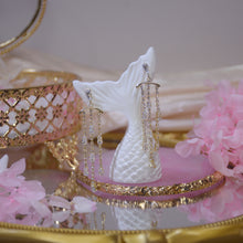 Load image into Gallery viewer, Popular Fashion Gold Plated Diamante Chandelier Tassel Earrings