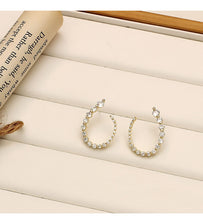 Load image into Gallery viewer, Elegant Diamante Mini Zircon 6 Shape Ear Studs Earrings