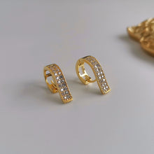Load image into Gallery viewer, Fashion Design 6 Shape Huggies Ear Studs with Zircon