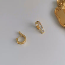Load image into Gallery viewer, Fashion Design 6 Shape Huggies Ear Studs with Zircon