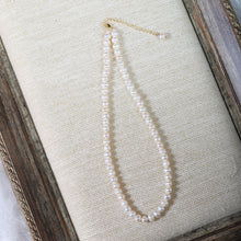 Load image into Gallery viewer, Elegant 18K Gold Plated Freshwater Cultured Pearl Necklace Choker