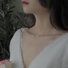 Load image into Gallery viewer, Elegant Three Mini Pearl Chain Necklace Choker