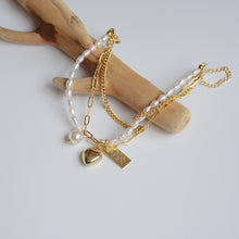 Load image into Gallery viewer, Vintage INS Popular 14K Gold Plated Pearl Bracelet