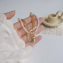 Load image into Gallery viewer, Vintage INS Popular 14K Gold Plated Pearl Bracelet