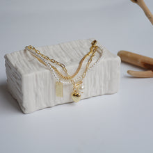 Load image into Gallery viewer, Vintage INS Popular 14K Gold Plated Pearl Bracelet