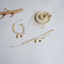 Load image into Gallery viewer, Vintage INS Popular 14K Gold Plated Pearl Bracelet