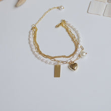 Load image into Gallery viewer, Vintage INS Popular 14K Gold Plated Pearl Bracelet
