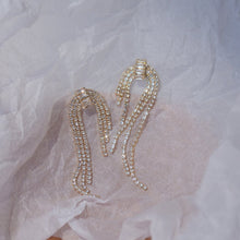 Load image into Gallery viewer, Fashion Gold Plated Zircon Tassel Chandelier