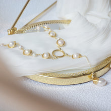 Load image into Gallery viewer, Luxury Fashion Design Fresh Pearl Handmade Gold Plated Necklace