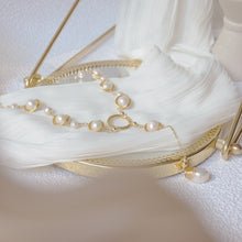 Load image into Gallery viewer, Luxury Fashion Design Fresh Pearl Handmade Gold Plated Necklace