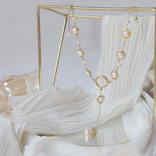 Load image into Gallery viewer, Luxury Fashion Design Fresh Pearl Handmade Gold Plated Necklace
