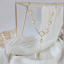 Load image into Gallery viewer, Luxury Fashion Design Fresh Pearl Handmade Gold Plated Necklace