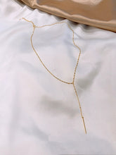 Load image into Gallery viewer, 14K Gold Plated Luxury Interlocking Choker Tassel Necklace