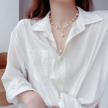 Load image into Gallery viewer, Luxury Fashion Design Fresh Pearl Handmade Gold Plated Necklace