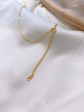 Load image into Gallery viewer, 14K Gold Plated Luxury Interlocking Choker Tassel Necklace