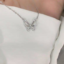 Load image into Gallery viewer, INS Style Diamante Butterfly Shape Necklace
