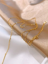 Load image into Gallery viewer, 14K Gold Plated Luxury Interlocking Choker Tassel Necklace