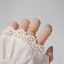 Load image into Gallery viewer, INS Popular Gold Plated Zircon Adjustable Rings