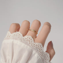 Load image into Gallery viewer, INS Popular Gold Plated Zircon Adjustable Rings