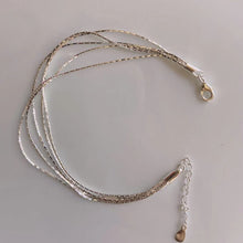 Load image into Gallery viewer, 5 Layer Gold Plated Silver Chain Bracelet