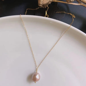 Baroque Pearl Gold Plated Necklace