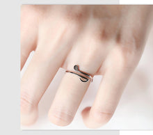 Load image into Gallery viewer, Music Symbols Adjustable Ring
