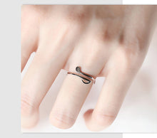 Load image into Gallery viewer, Music Symbols Adjustable Ring