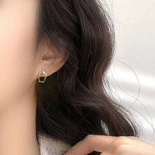 Load image into Gallery viewer, Gold Plated Round Pearl Stud Earrings