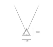 Load image into Gallery viewer, S925 Triangle Chain Necklace Choker