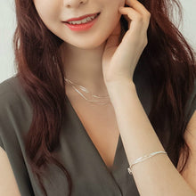 Load image into Gallery viewer, 5 Layer Gold Plated Silver Chain Bracelet