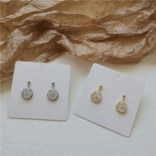 Load image into Gallery viewer, Diamante Round Earrings
