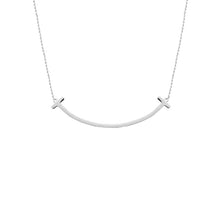 Load image into Gallery viewer, Smile Chain Silver Plated Necklace
