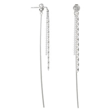 Load image into Gallery viewer, Diamante Fringe Statement Earrings
