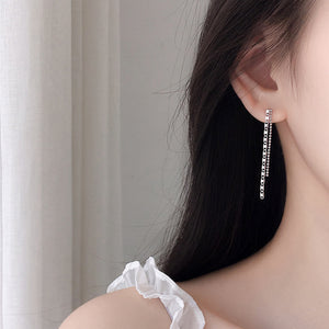 Diamante Fringe Statement Earrings