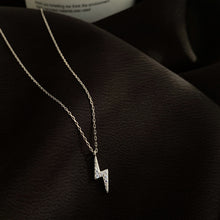 Load image into Gallery viewer, Silver Lightning Choker Necklace
