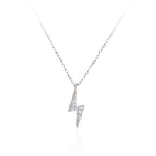 Load image into Gallery viewer, Silver Lightning Choker Necklace
