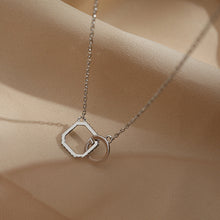 Load image into Gallery viewer, Double Square Necklace
