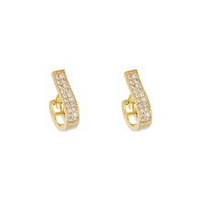 Load image into Gallery viewer, Fashion Design 6 Shape Huggies Ear Studs with Zircon

