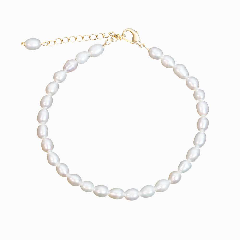 Classic Freshwater Cultured Bracelet with 18K Gold Plated Clasp