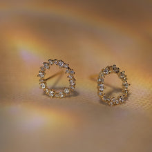 Load image into Gallery viewer, Ocean Diamante Circular Stud Earrings
